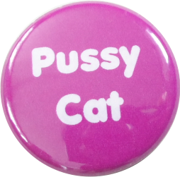 Pussy Cat Button